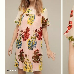 Anthropologie Meave Flower Market Swing Dress size medium